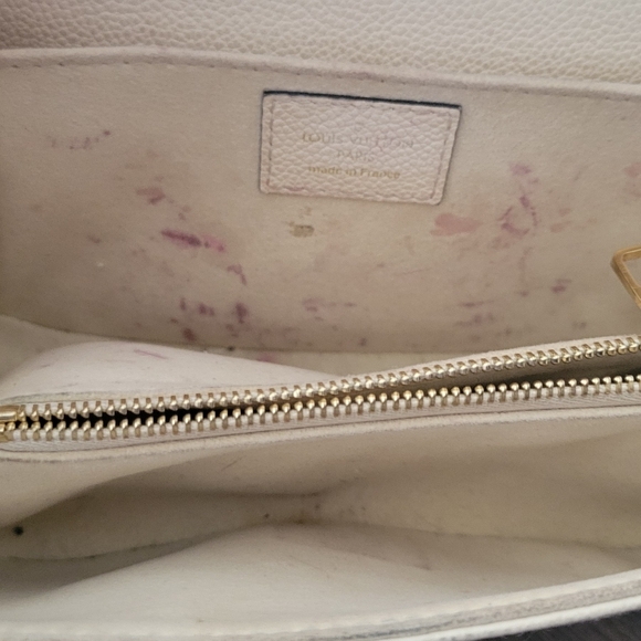 Authentic Louis Vuitton Monogram Empreinte Beige Pochette Metis 2wayBag Bx - Picture 14 of 17